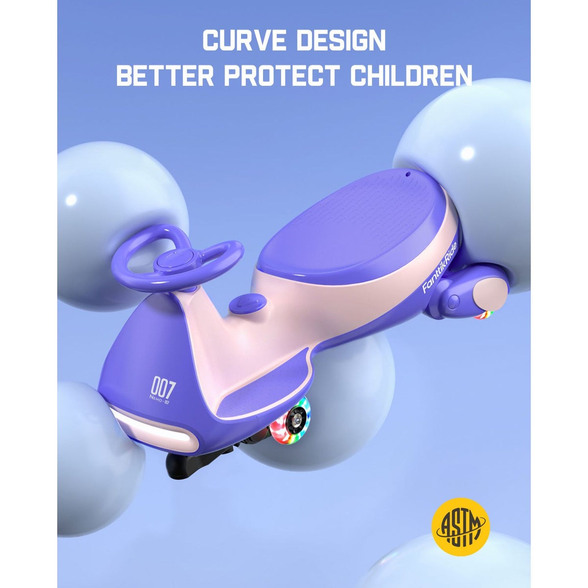 N7 Pro 12V Electric Wiggle Car with Pedal