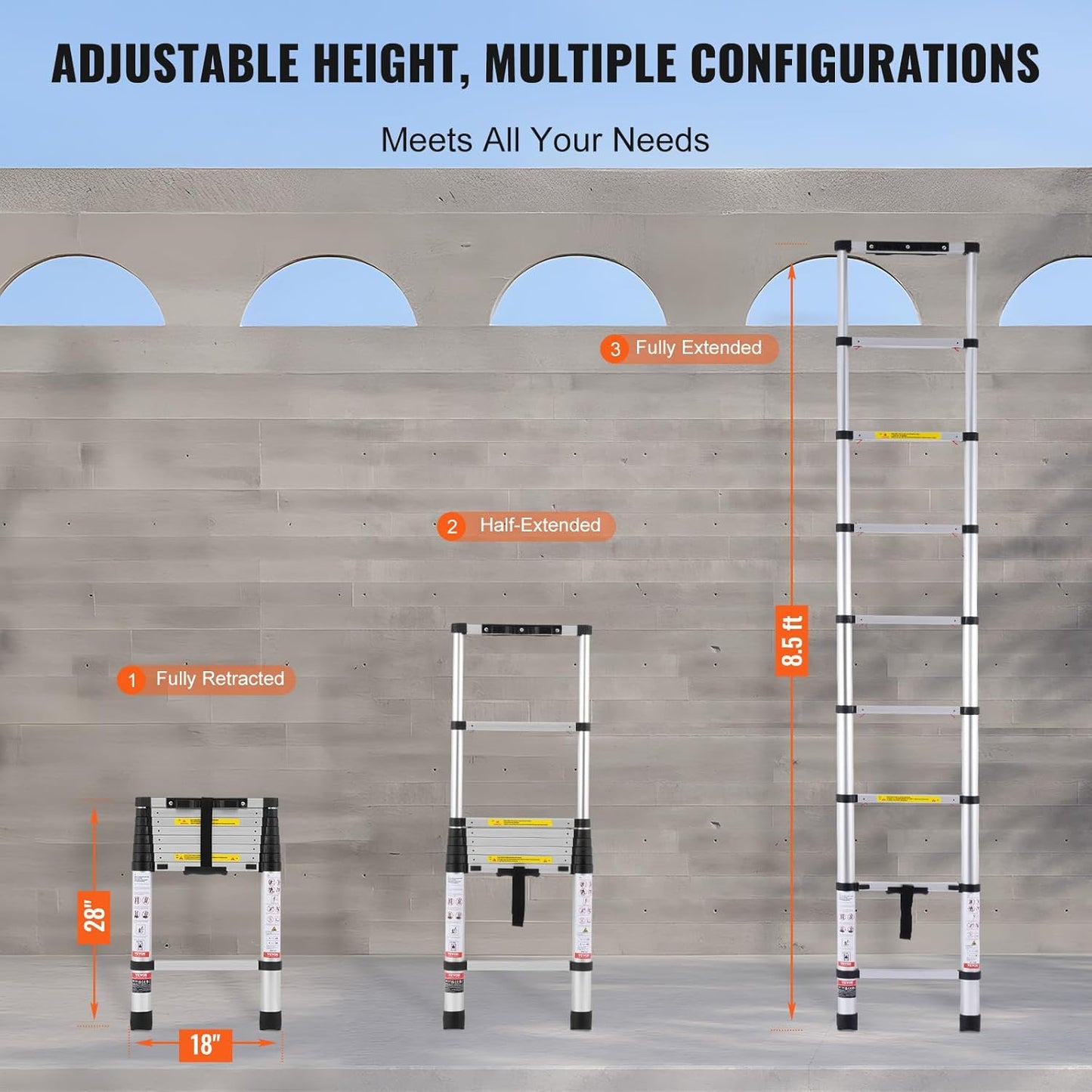 Versatile Telescoping Ladder™