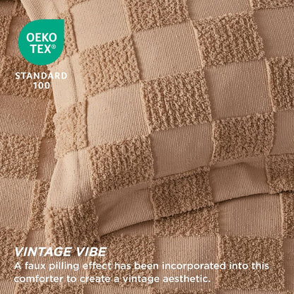Tufted Boho Bedding Set
