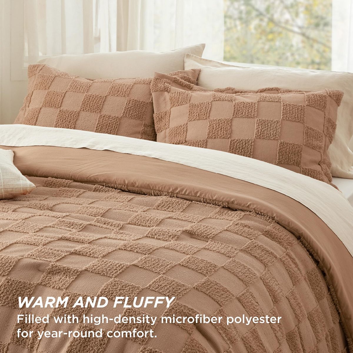 Tufted Boho Bedding Set