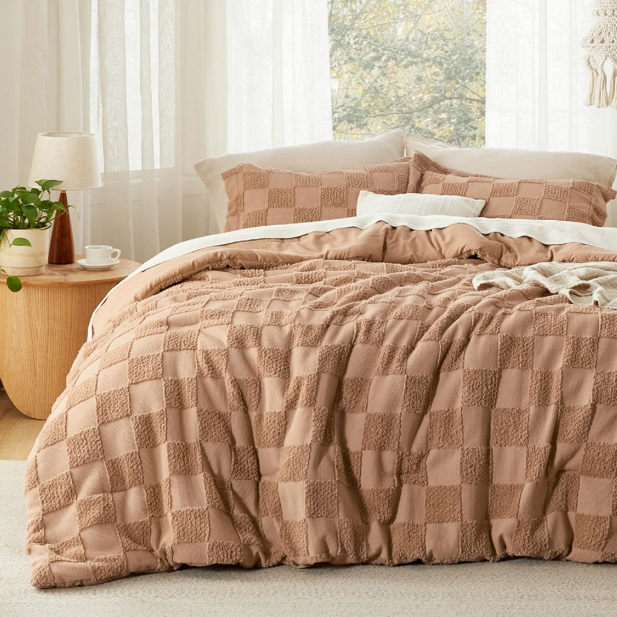 Tufted Boho Bedding Set
