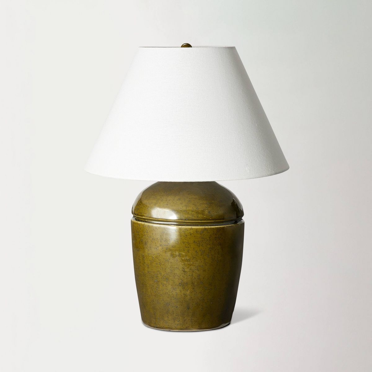 Medium High Gloss Ceramic Table Lamp
