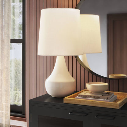 21.75"x11.5" Montreal Wren Assembled Table Lamp