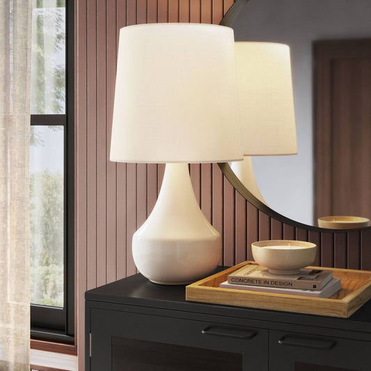 21.75"x11.5" Montreal Wren Assembled Table Lamp