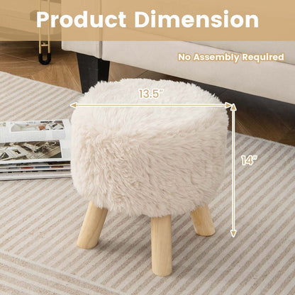 Round Footstool Ottoman