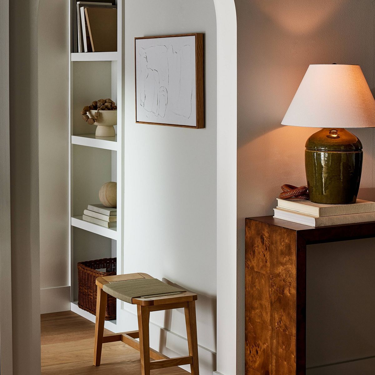 Medium High Gloss Ceramic Table Lamp